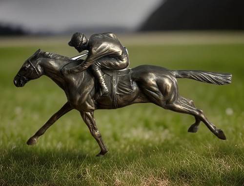 Contemporary resin figurine - resin,