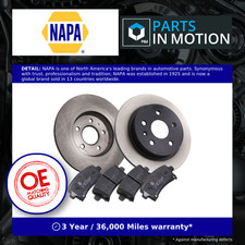 2x Solid Brake Discs and Pads