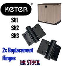 2Pcs Replacement Hinges for Keter Store it Out XL SH1 SH2 SH3 - Free Postage