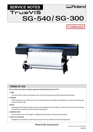Roland truevis 300 - sg-300, sg-540