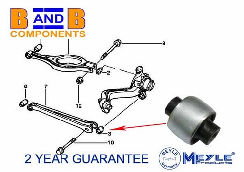 Rear lower control arm - lower,
