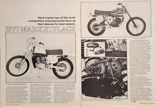 1976 Maico 400/450 Desert Bikes Husqvarna Automatic Motorcycle 2pg Article