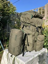 Rare Vintage British Army PLCE 85 Pattern Trials Rucksack Bergan Bag Olive VGC