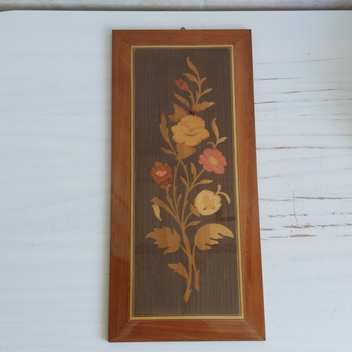 Vintage marquetry wood - vintage,