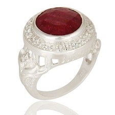 Ruby Corundum Gemstone
