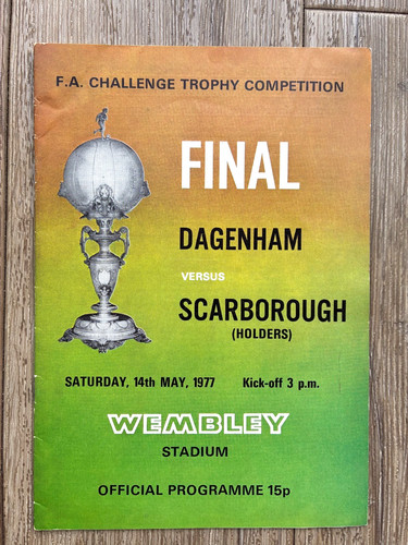 Trophy final programme - fa,