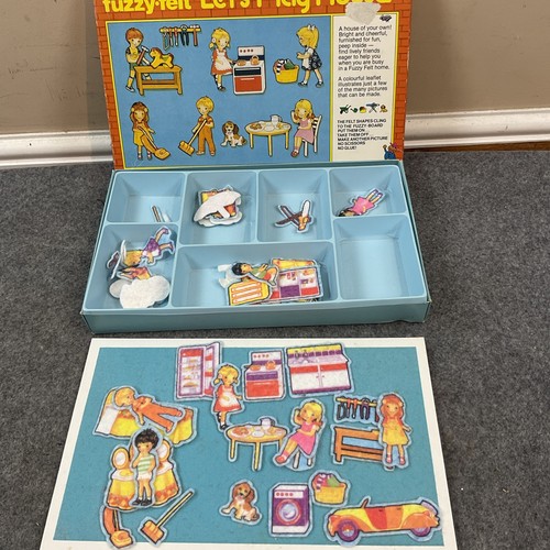 Vintage fuzzy felt let - vintage, let’s