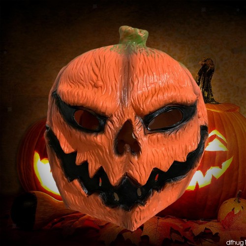 Halloween mask full head fancy - mask,
