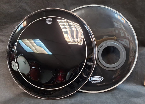 Remo pinstripe ebony and evans - remo,