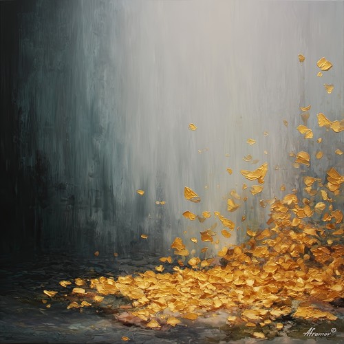 Leonid afremov golden garden - afremov,