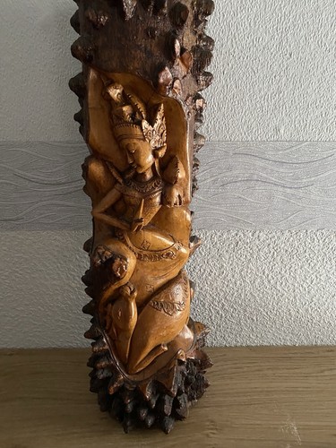 Wooden sculpture ornament - sculpture, ornament,