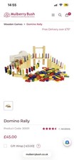 Wooden Domino Rally 200 Piece