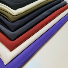 Plain Peach Skin Fabric Crepe Dress Craft Quilting Lining Material By Meter 44"