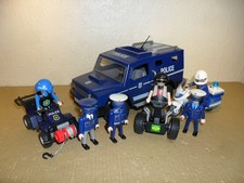 PLAYMOBIL POLICE SET (Van,Motorbike,Quad Bike,Segway,Figures)