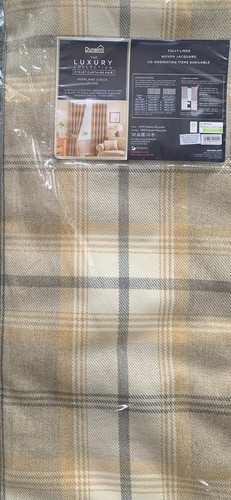 Dunelm luxury highland check - luxury,