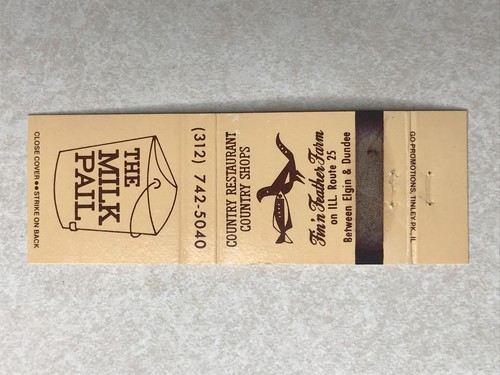 Be168 matchbook cover the milk - matchbook,