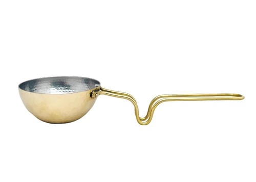 Brass tadka pan - brass, chounk