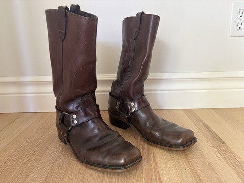 Vintage engineer biker boots - vintage,