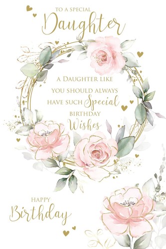 Happy birthday daughter card - happy,