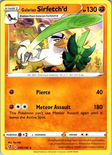 Galarian sirfetch 192 - galarian, 95/192