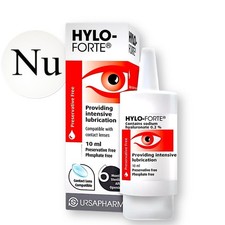 Hylo-Forte Eye Drops 10ml – 300 Drops – Long Lasting Dry Eye Relief – Exp 2027