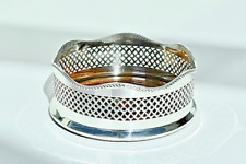 Superb Solid Silver, Magnum / Champagne/Wine Bottle Coaster, J,B Chatterley 220g