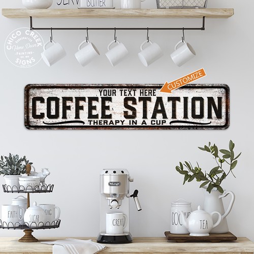 Personalized coffee station - coffee,