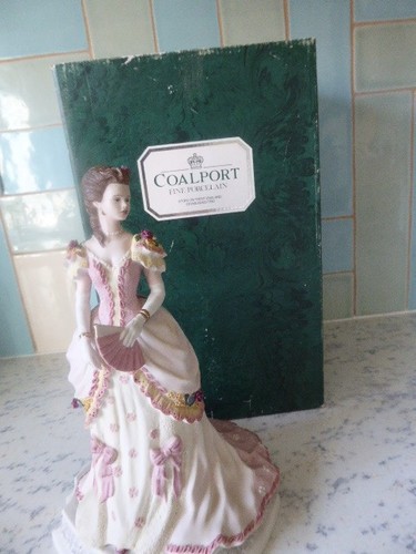 Coalport porcelain figurine - coalport,