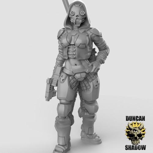 Female sci character - female,