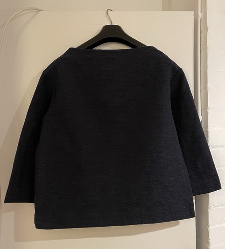 Cos navy boat neck - -, top