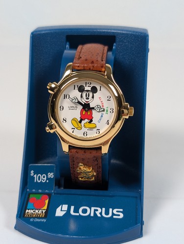 Vtg lorus mickey mouse watch - vtg,