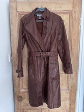 Warehouse Leather Trench Coat
