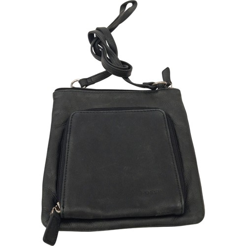 Fossil leather crossbody bag - leather,
