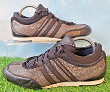 ADIDAS Y-3 BOXING CLASSIC TRAINERS SIZE 9 BLACK & GREY LEATHER