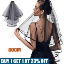 Black Ribbon Edge Bridal