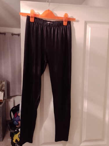 Womens leather look leggings - look,