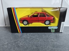 Schabak 1/43 Scale Ford Escort Car Ref 1090 Red New Boxed