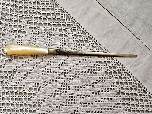 Vintage steel letter opener - vintage,