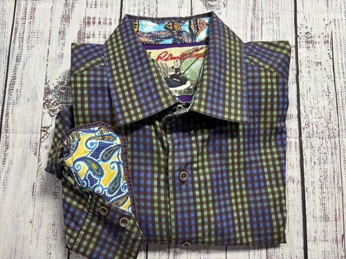 Mens robert graham shirt - mens, sz