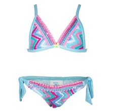 pate de sable Girls Bikini In Blue Fish Age 8 Years RRP £90