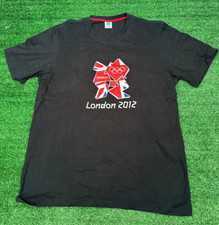London 2012 Olympic Games Adidas Navy T-Shirt | Mens Adult Large Cotton Top