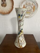 Beautiful Large 35.5cm Past Times Oriental Porcelain Bird Vase
