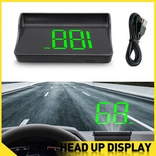 Digital HUD Speedometer MPH Car Head Up Display GPS Speed Meter Windscreen New