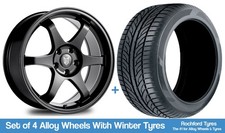 Fox Alloy Wheels & Winter Tyres 17" For VW Golf R32 [Mk4] 02-04