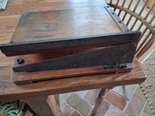 Vintage paper guillotine - paper,