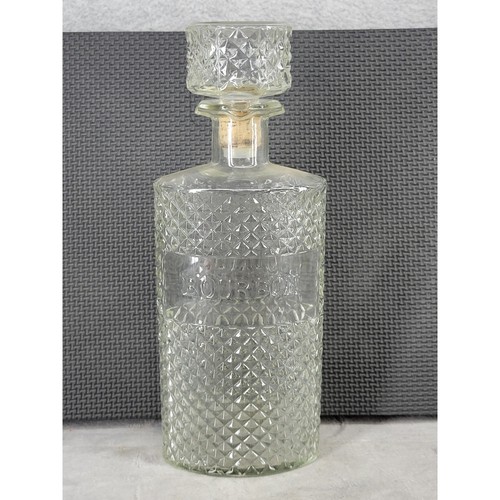 Vintage bourbon glass - bourbon, decanter