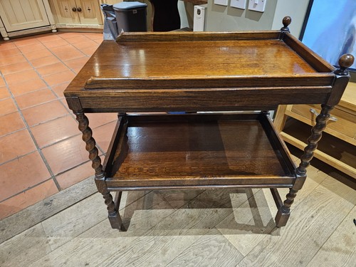 Antique tea trolley - antique,