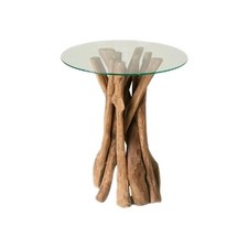 Driftwood Tall Lamp Table
