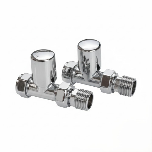 Radiator valves pair towel - valves,