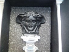 Rosenthal Versace Black Glass Bottle Stopper Brand New Boxed Authentic Wine Cork